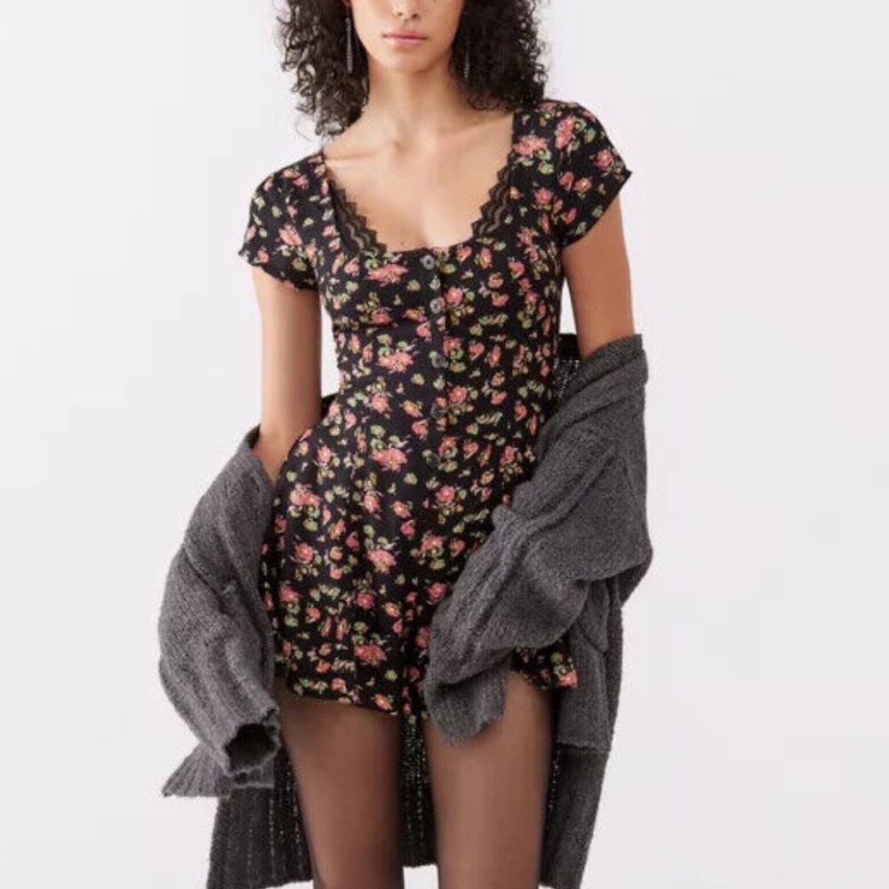 UO Floral Romper